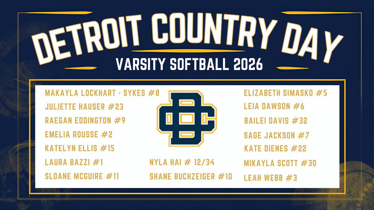 DCDS Varsity Softball tweet media