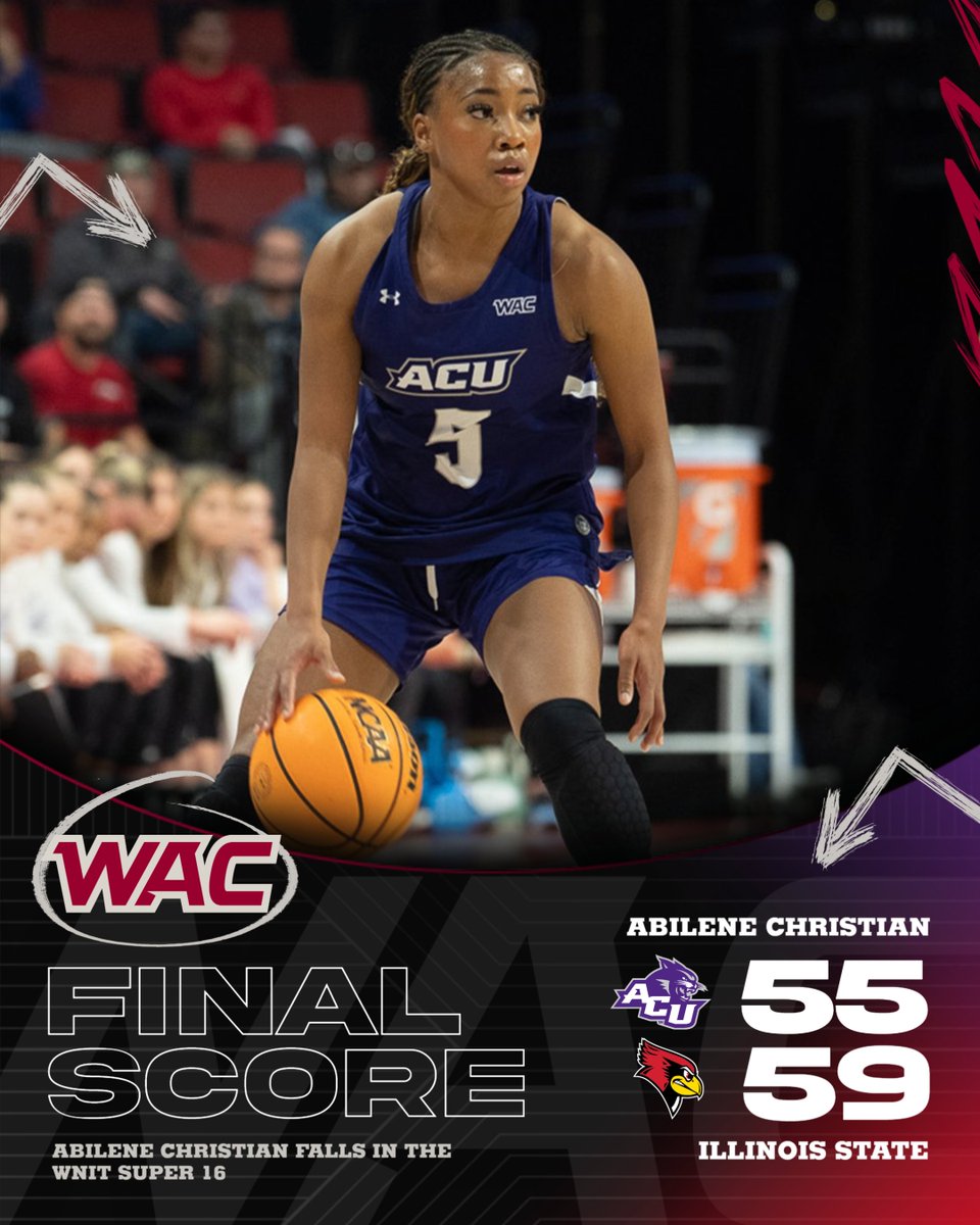 UAConference's tweet photo. Another strong season for @ACUWBB comes to a close in the WNIT Super 16 💜

#WAChoops https://t.co/4b6masIDHC