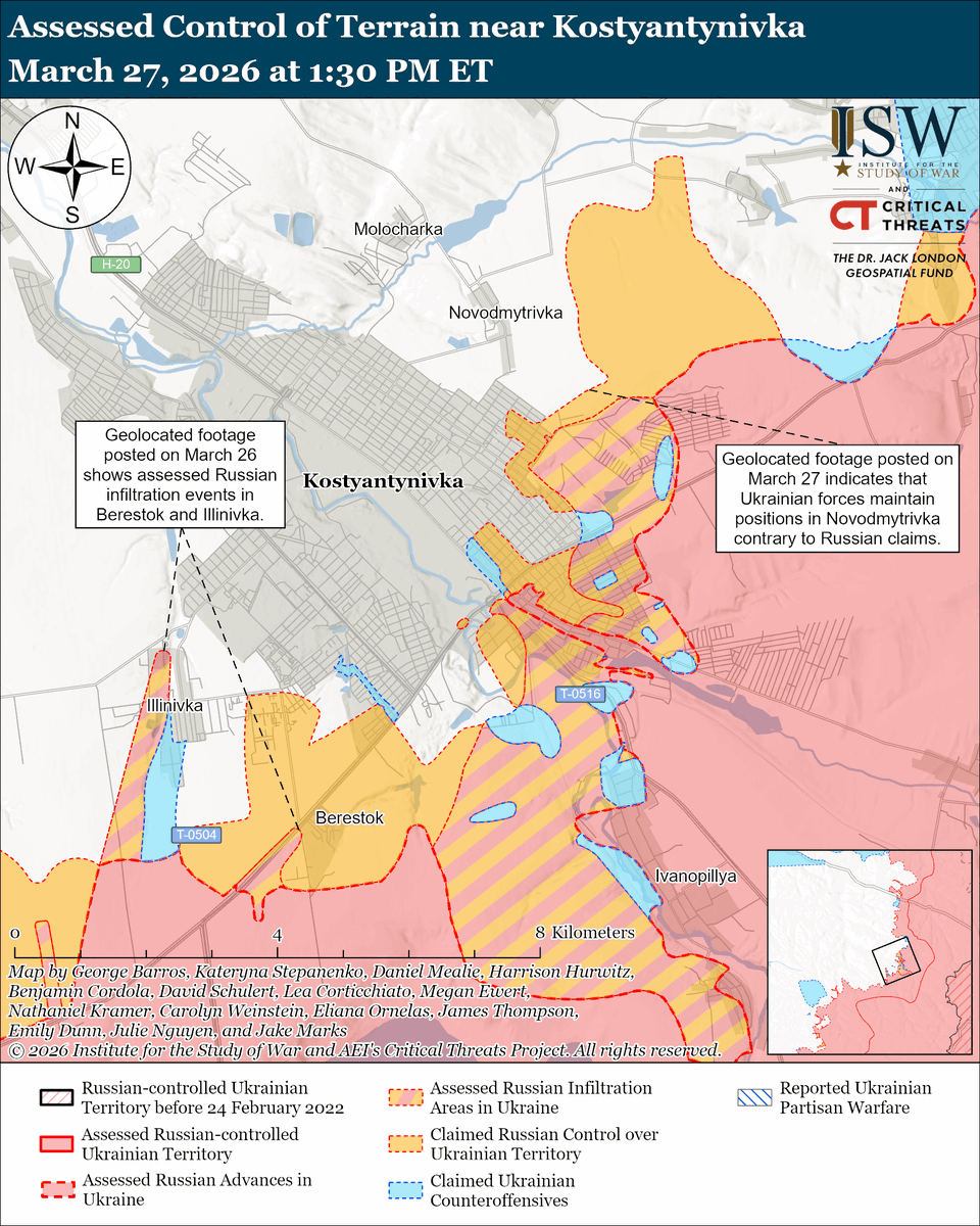 Institute for the Study of War tweet media