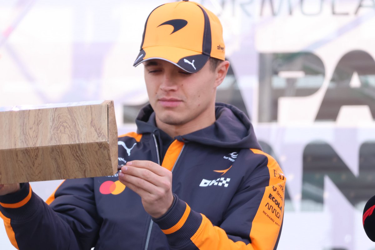 かわいすぎてどうしよう！！！！号泣
#LandoNorris
#LN1 #Mclaren #LN4
#F1jp #鈴鹿