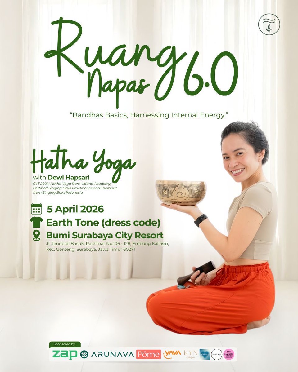 itssmfkndyss's tweet photo. @getawaycarforme yukk kak ikutan yoga event kita di sby, benefits up to 1jt++ ditambah dpt free toner dari @peaujeunebeaute https://t.co/pr7bRP45FC