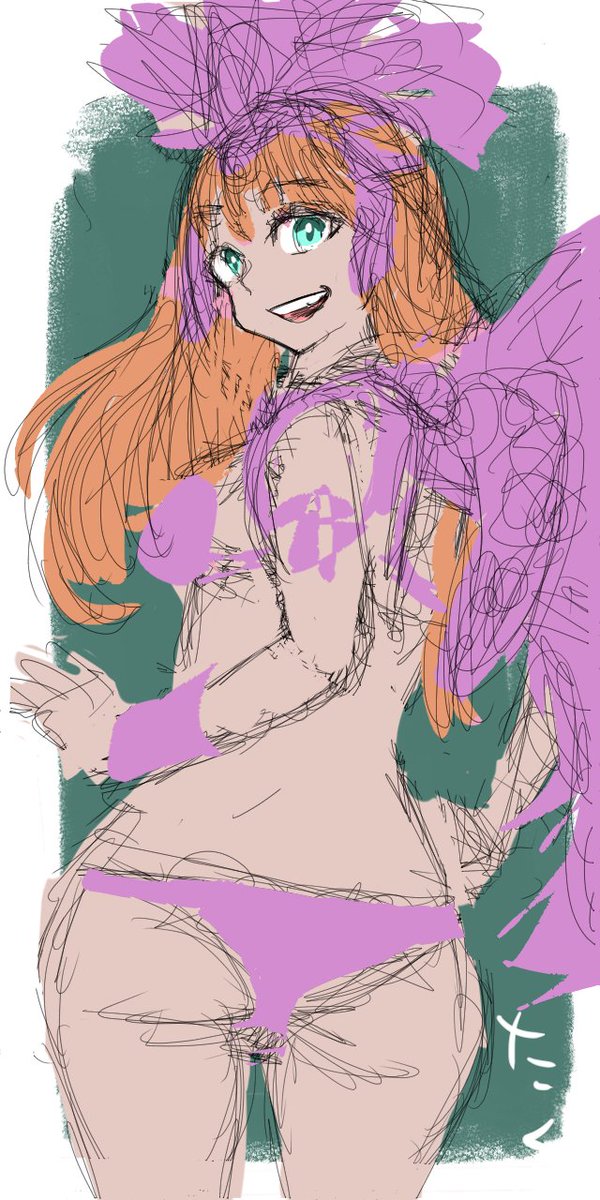 サンバガール95💃🏻途中経過   
#イラスト #illustration 