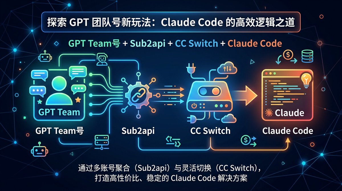 iBigQiang's tweet image. 昨天看到一个很另类的玩法：闲鱼gpt team号+ sub2api + CC Switch + claude code，听说这样玩cc的规划和逻辑能力比直接用 #codex 效果更好？

因为 #claude 官方套餐封号又太变态，中转站普遍涨价普通人根本负担不起了。反之，个位数人民币的 GPT Team量大管饱，每周能用 $60