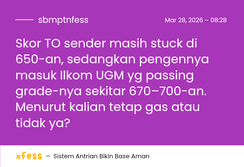 Jastip Bayar UTBK Cek Sorotan! tweet media