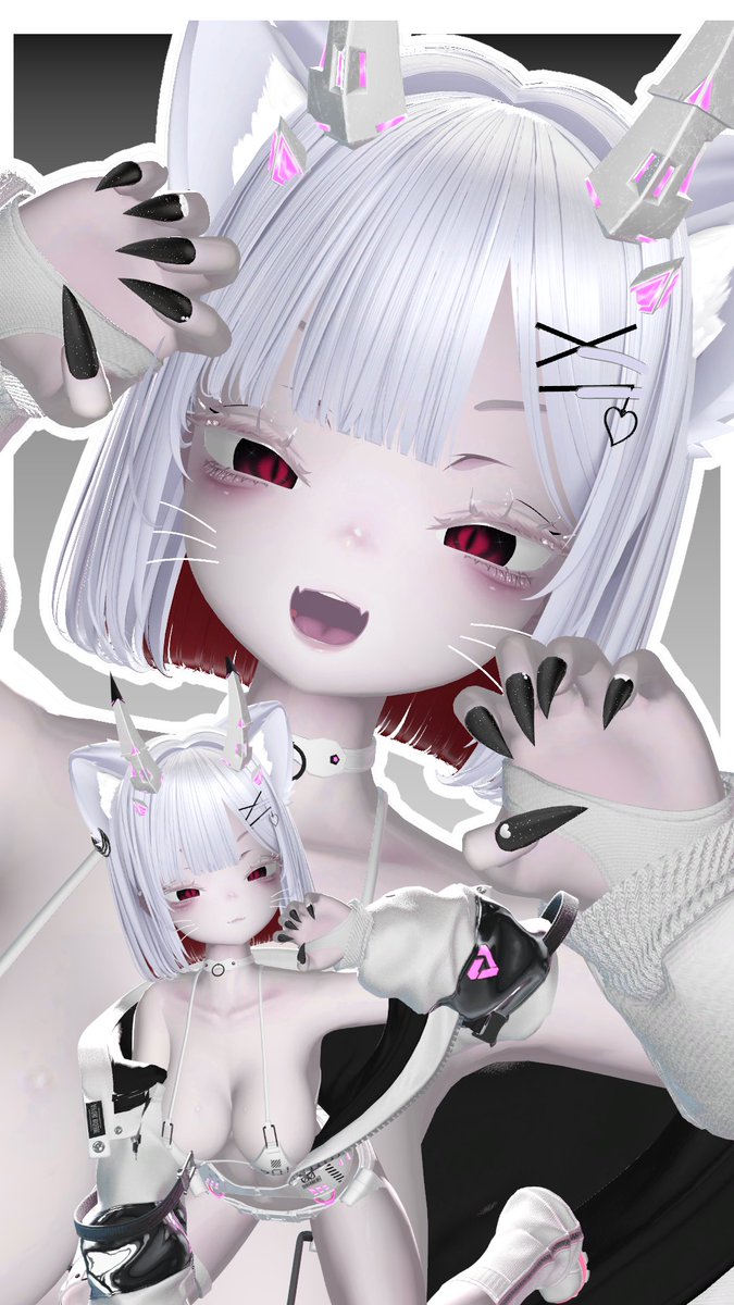 kapipichan_'s tweet photo. にゃ~🐾
#Sio_3D #CHOCOLATERICE_vrc
hair #mochipun
nail #Merumellow
make #AURORAcolor
eye #鴉屋さん https://t.co/zagC9fLupT