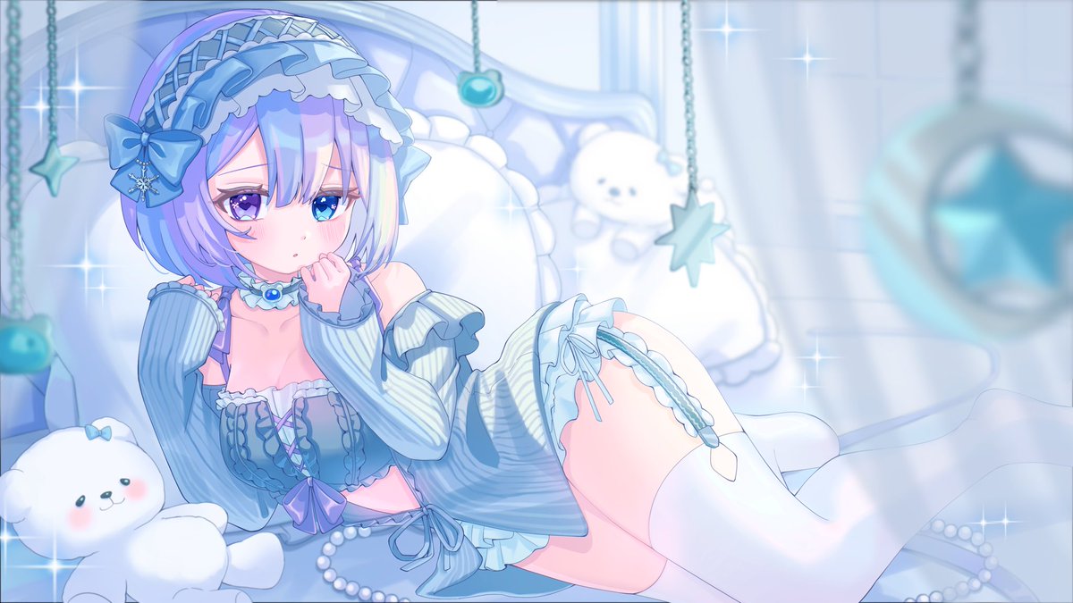 霰くぅ🧸❄️@ゆるふわ新人VTuber tweet media