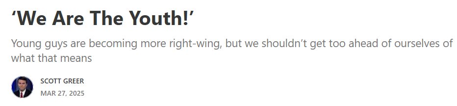 Scott Greer 6’2” IQ 187 tweet media