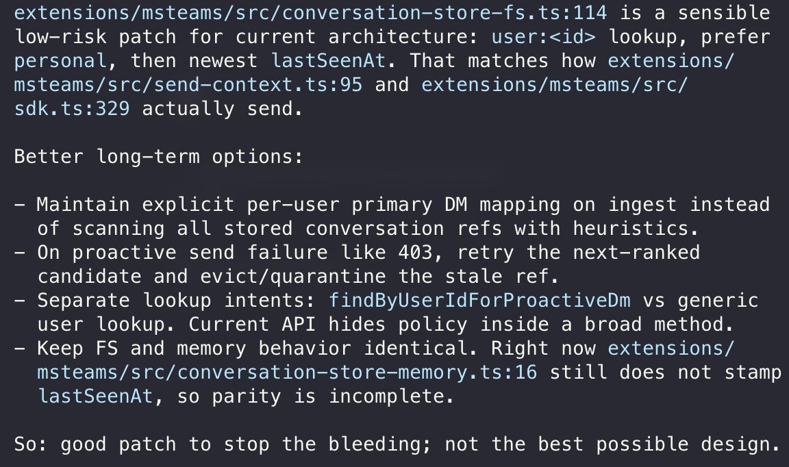 steipete's tweet photo. @dvassallo @cherry_mx_reds @_egzim Did you use Opus for this? The fix isn't good. https://t.co/LPUgekMpaj