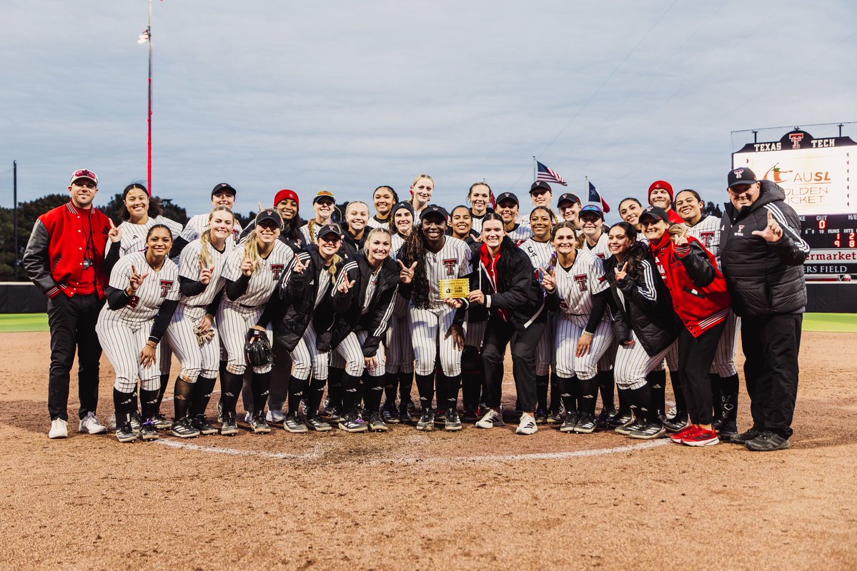 Texas Tech Softball tweet media