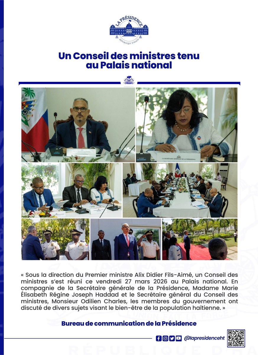 Présidence d’Haïti tweet media