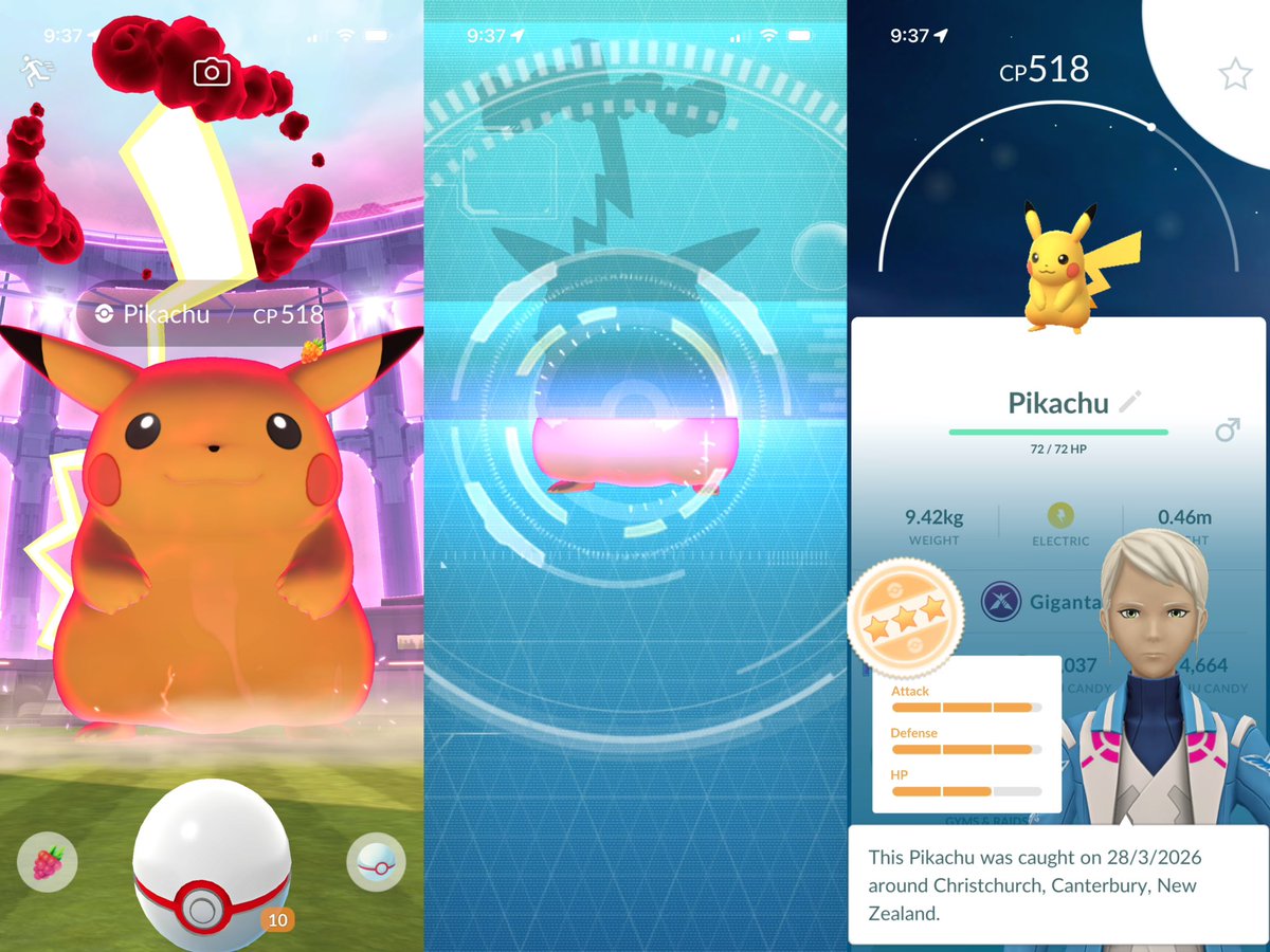 micsheldon1's tweet image. Register dex 💛Gmax pikachuu🥳🫶🏻

#pokemongo #gmax #pikachu