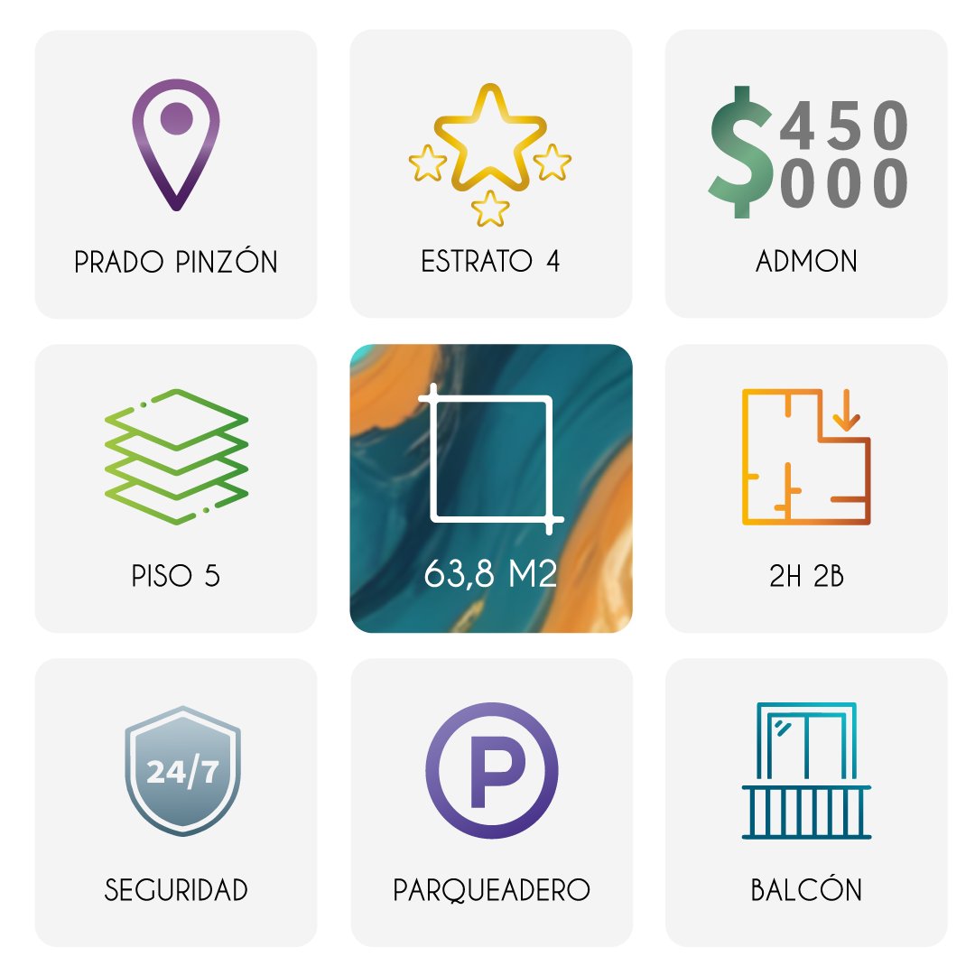 brokerNewHome's tweet photo. 🌟¡APTO EN VENTA EN PRADO PINZÓN!🌟

🏡 Sus características son:
 ⚜️ Área: 63 m²
 ⚜️ Estrato 4
 ⚜️ 2 alcobas
 ⚜️ 2 baños completos
 ⚜️ Cocina integral tipo americano
 ⚜️ Horno eléctrico
 ⚜️ Lavavajillas
 ⚜️ Sala
 ⚜️ Balcón

(1/2)👇 https://t.co/uxg7yGG5bp