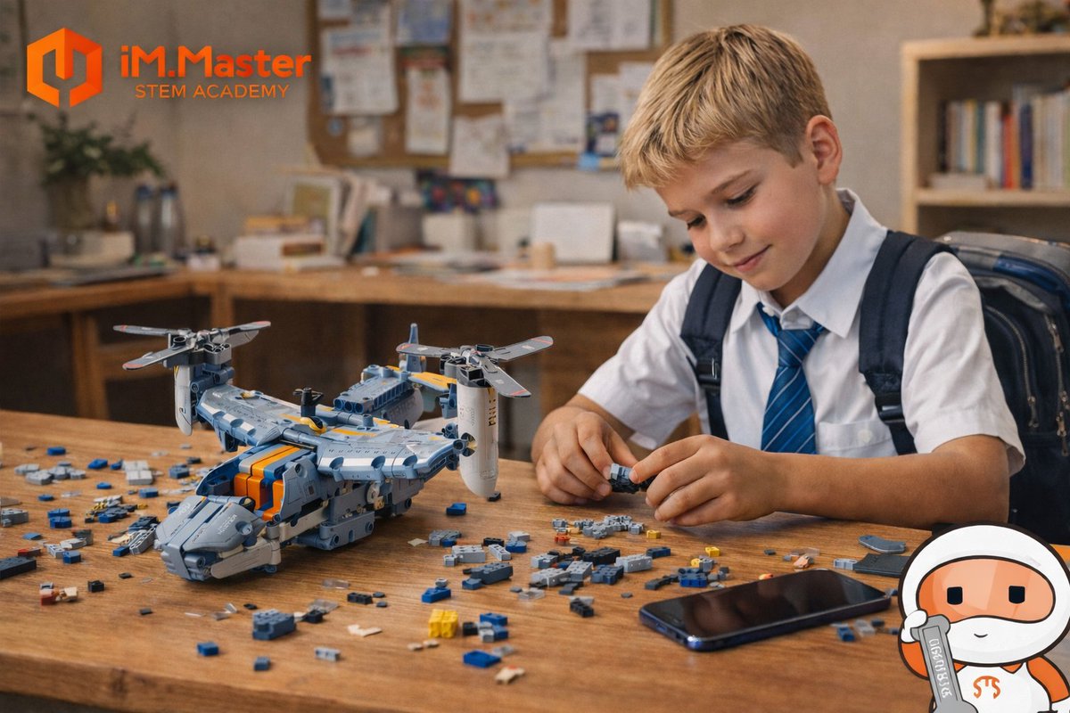 HugoLee5868's tweet image. Mochila puesta 🎒
Celular intacto 📱❌
Directo a construir ⚙️

Eso es iM.Master 🤖

#iMMaster #IMMASTER #immaster #STEM #Buildingblock #SinPantalla #Juguetes #Niños #Creatividad #AprenderJugando #Bloques #Ingenieria