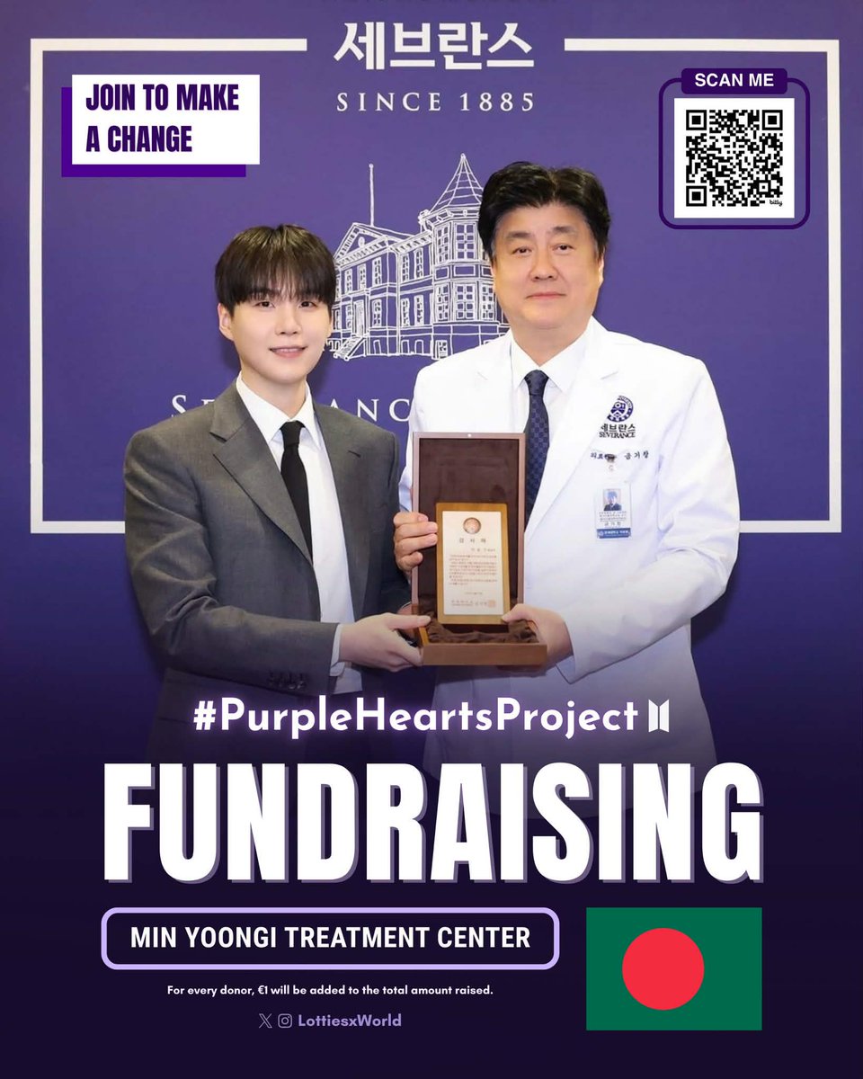 BtsLove1420414's tweet photo. It's not much money, but I'm happy. Thank you for the good initiative.
@LottiesxWold @btsbdproject
#PurpleHeadProject
#LottiesxWold
#btsbdproject https://t.co/yfyX1mOSY6