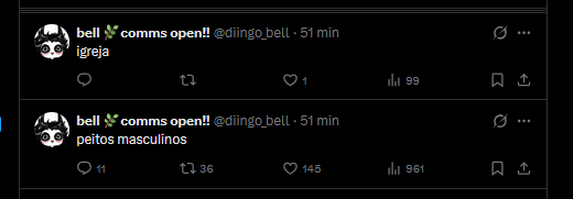 bell 🌿comms open!! tweet media