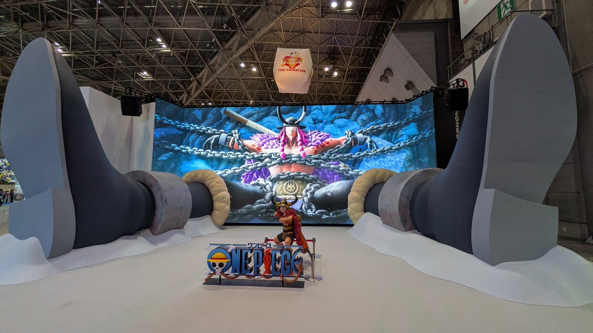 Geo_AW's tweet photo. the one piece display at anime japan! https://t.co/qlp810ogIU