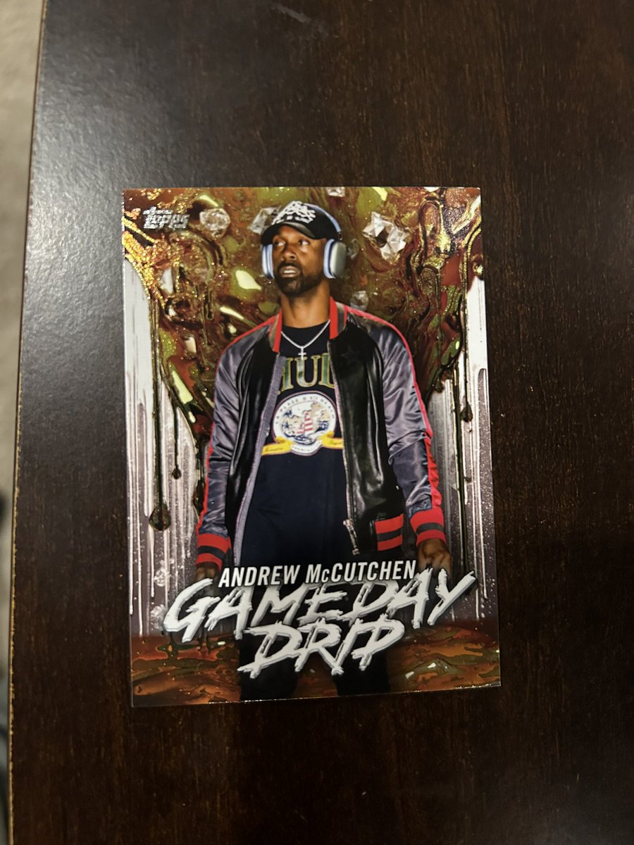 Mann3M's tweet photo. @TheCUTCH22  anyway to meet tomorrow before the game so my son can get this card signed?? https://t.co/7gf4UW5jHr
