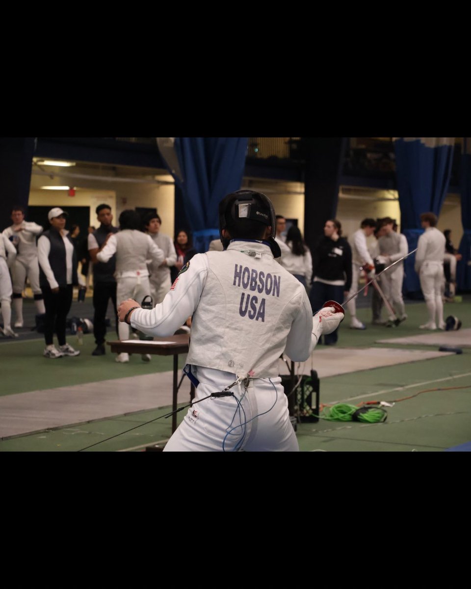 NavyFencing's tweet photo. Flashback Friday: MACFA Edition

Flashback to earlier this season at MACFA Championships! Highlights include Aaron Hobson placing 9th in Men’s Foil, John Penswater placing 9th in Men’s Sabre, and Men’s Sabre placing 4th overall in their weapon! 

#NavyFencing | ⚓️🤺 https://t.co/uZ0e9KmZl6