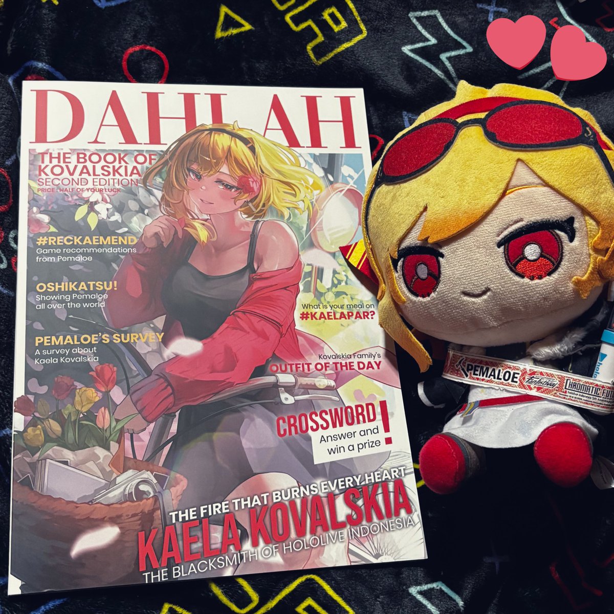 K_KProject0830's tweet photo. @ KaelasForge 主催の
ファンブックが届きました📚🚛💨

1つの企画を完遂することは生半可な気持ちでは難しいことです。ファンブックを主催された方々に尊敬の念を抱きます✨🫡

ファンブックの中ではK_KProject(主に応援広告)の活動や、食いしん坊のKaorukoの事を書いてもらいました💪🔨 https://t.co/Zo2ILKhVow