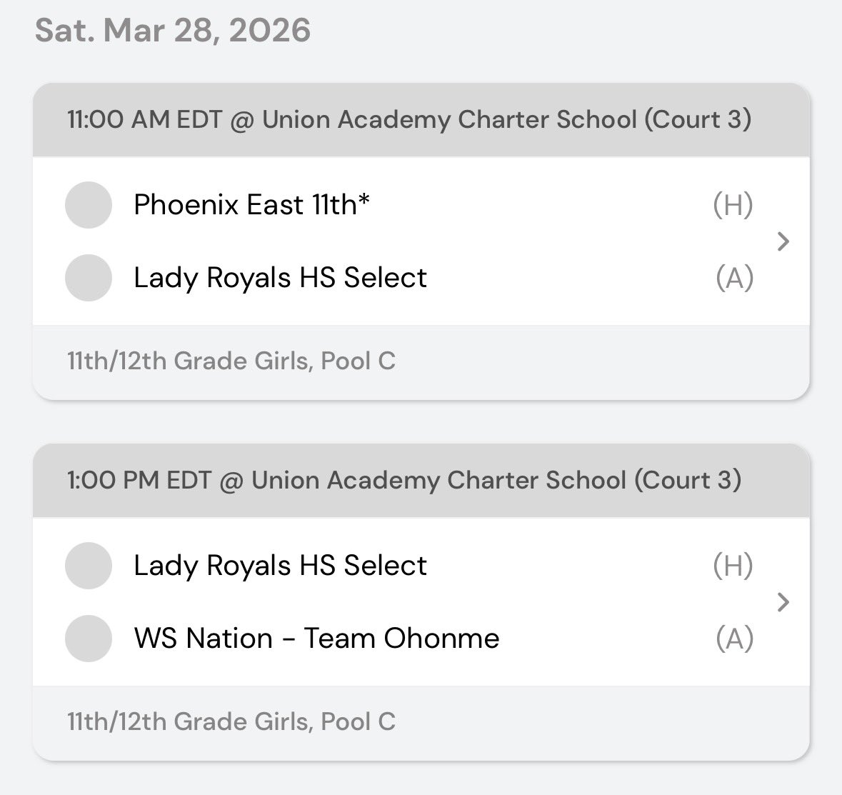 Lady Royals Select tweet media