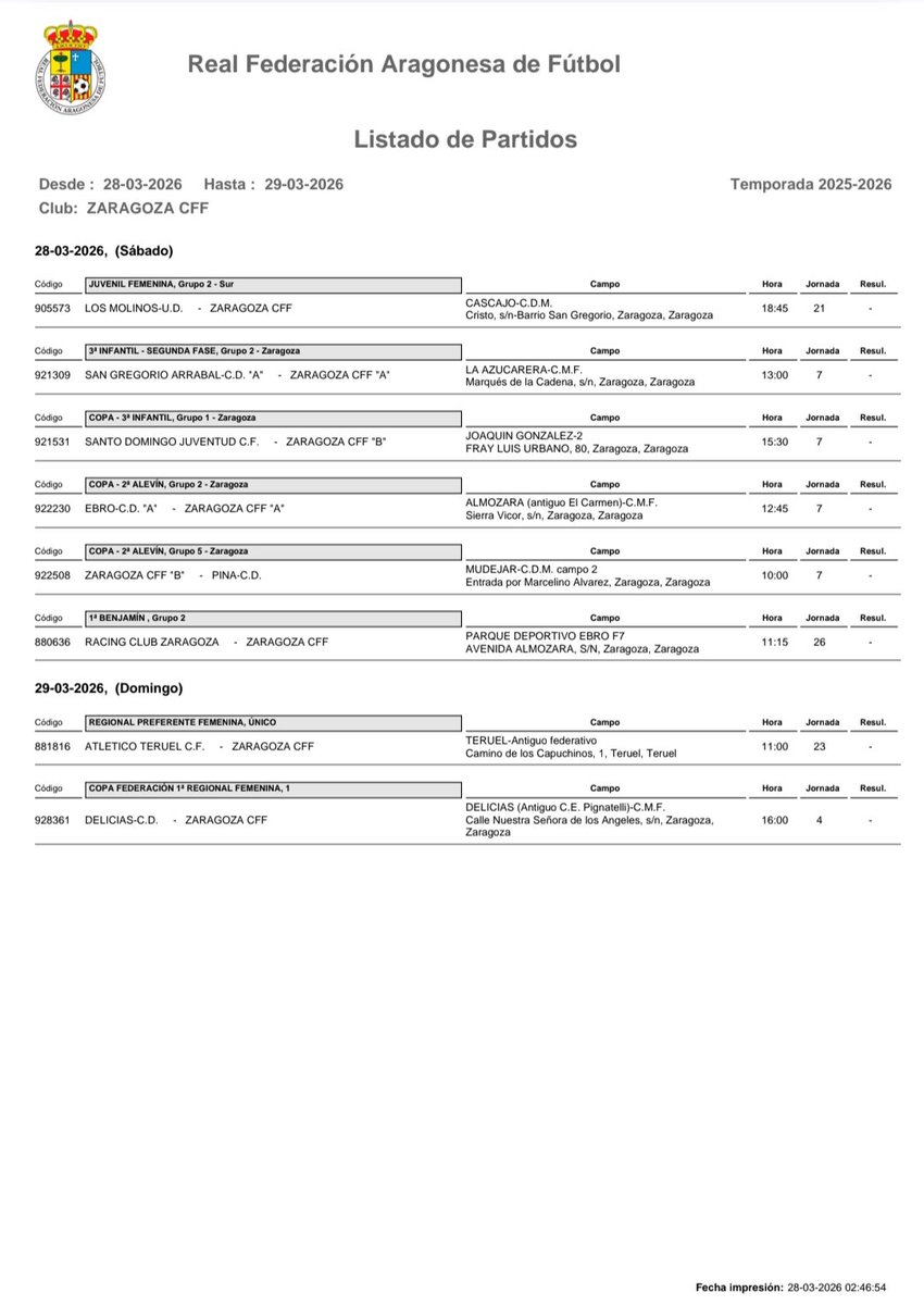 𝗭𝗮𝗿𝗮𝗴𝗼𝘇𝗮 𝗖𝗙𝗙 𝗖𝗮𝗻𝘁𝗲𝗿𝗮 tweet media