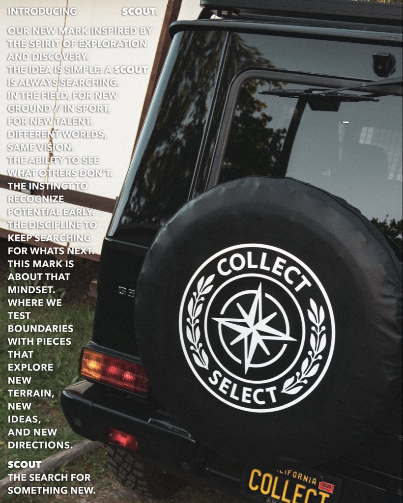 collect__select's tweet photo. Introducing the first SCOUT collection:

DROPPING NEXT THURSDAY - SMS SQUAD GETS EARLY ACCESS: 

1. WIDE LEG FIELD PANTS
2. REAL TREE CAMO ZIP-UP
3. BLACK/REAL TREE CAMO LONG SLEEVE
4. UTILITY SHOULDER BAG
5. SPARE TIRE COVER

Scout // the search for something new. https://t.co/PPf2rWxa10