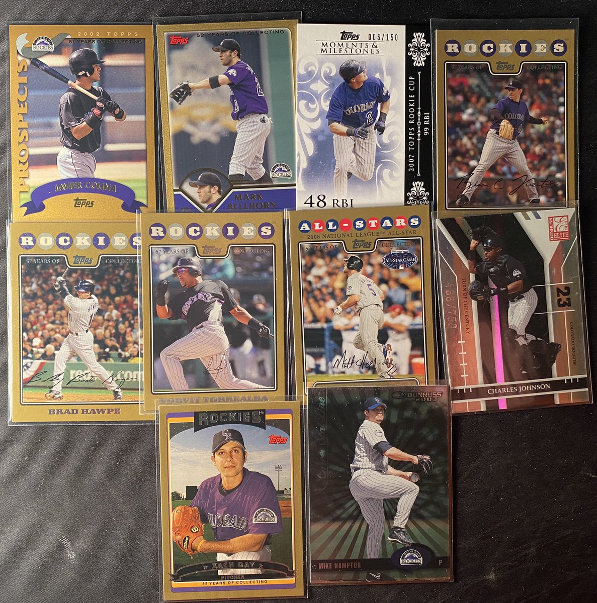 Colorado Rockies 35 card lot

$22 shipped 

Cards of note:

Holliday /2008
Walker /2002
Tulo /2014
Tulo /150
Helton /800
Holliday /150
Wilson /699

#PumpkinStacks