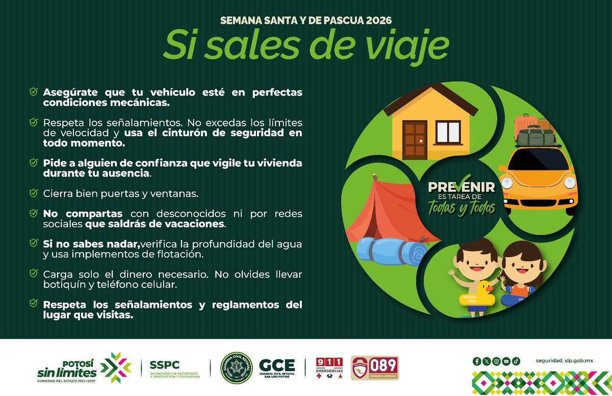 Secretaría de Seguridad y Protección Ciudadana SLP tweet media