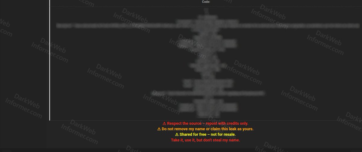 Dark Web Informer tweet media