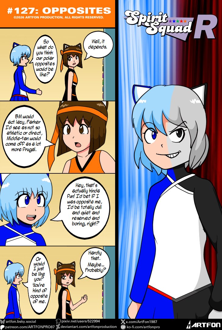 Spirit Squad R #127 - Craig and Verona talk about what their opposites would be like.