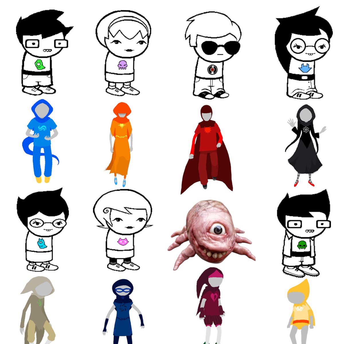 Claspect Tried to classpect the characters from a #niche webcomic called ...