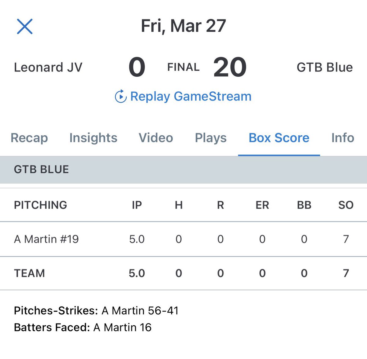 NLA528's tweet photo. 🚨Sophomore RHP @AjMartin2028 throws a complete game NO-HITTER tonight🚨Complete with 7 K💥0 BB💥56 pitches/41 strikes💥
Attacked hitters, worked ahead, and stayed composed throughout!
#GunterTX #RHP #TexasBaseball 
#NoNo #BaseballRecruiting #NoHitter #Classof2028 #uncommitted https://t.co/r1rGFk1wAe