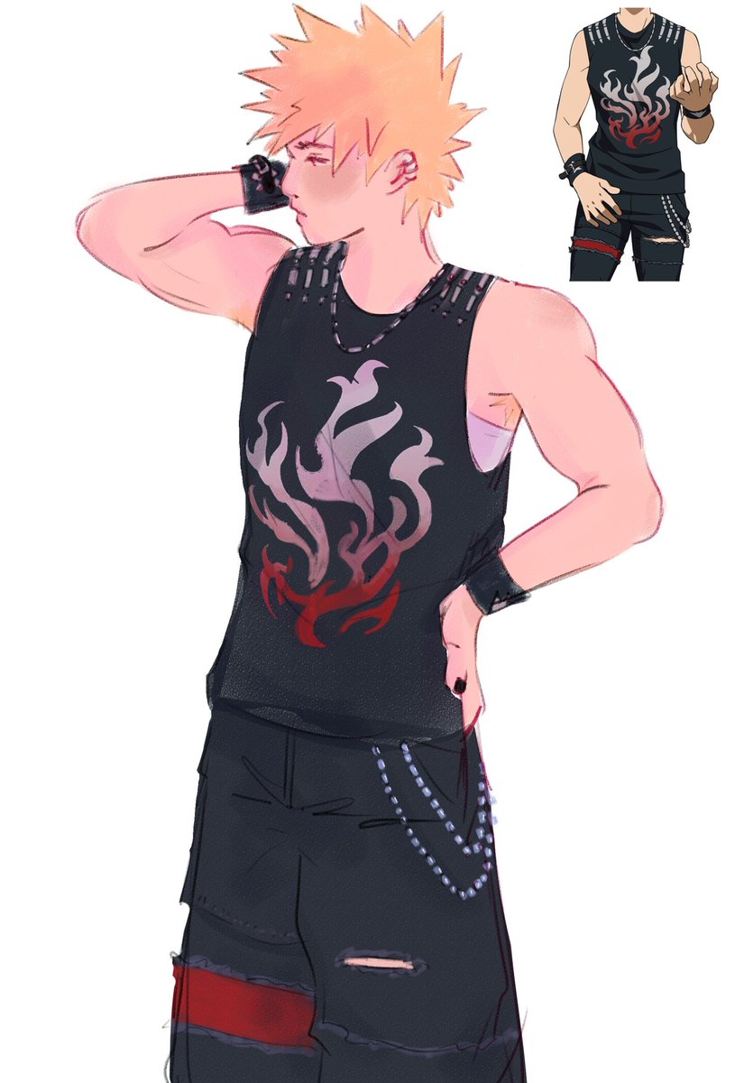 mei2sie's tweet photo. hi op sorry for using ur tweet but this has been on my mind since i saw it #mha #fembkg (?) idk how to tag this. butch lesbian katsuki bakugo Save Me https://t.co/CcNKrORn84