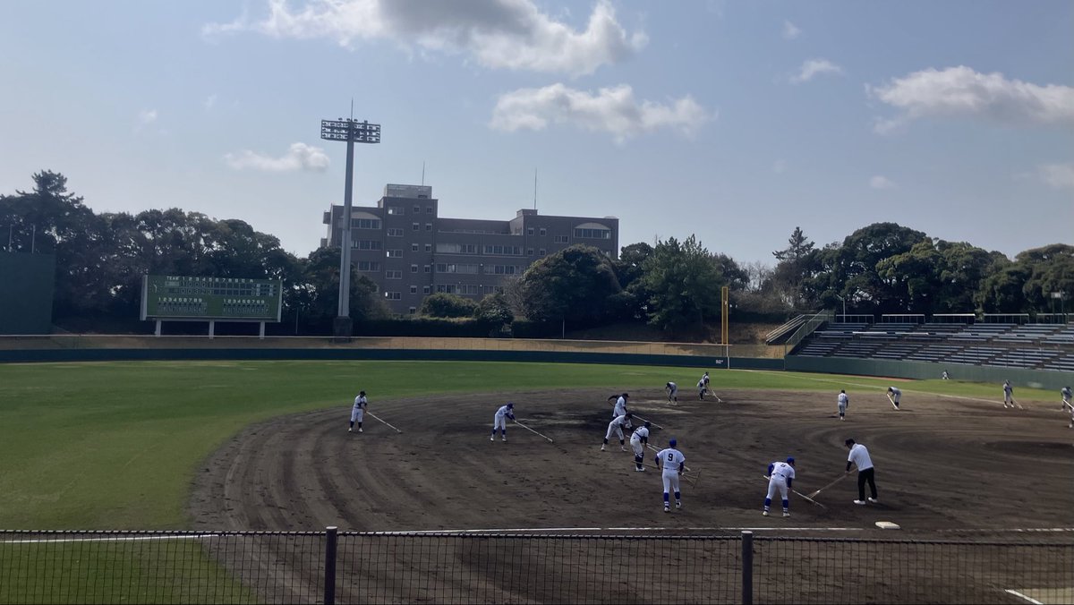 khkbbc's tweet photo. 第73回春季東海地区高等学校野球静岡県大会予選
３月28日　磐田球場第1試合

６回を終わって
連合(浜松湖東・新居・浜松湖北佐久間分校)3-9袋井 https://t.co/7pD6nYa4Eq
