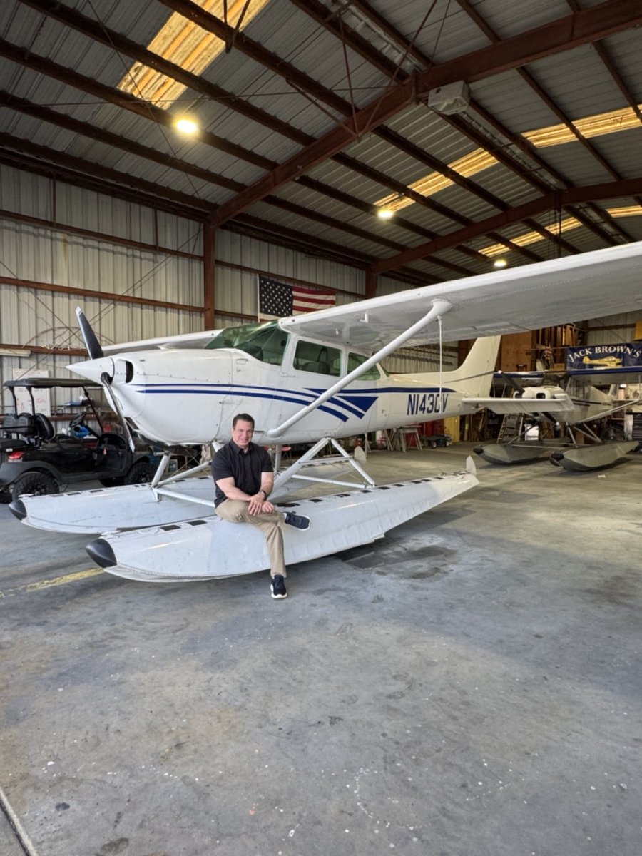 JohnCerwin's tweet photo. Super excited to knock out my seaplane rating this week. Lots of tough and challenging flying. Big thanks to Jack Brown's Seaplane Base in Winter Haven FL for the great training and to my co-pilot and best friend in life @LoCer14!
#ASES #floatplane #checkride #pilotlife #seaplane https://t.co/5FYroJMthB