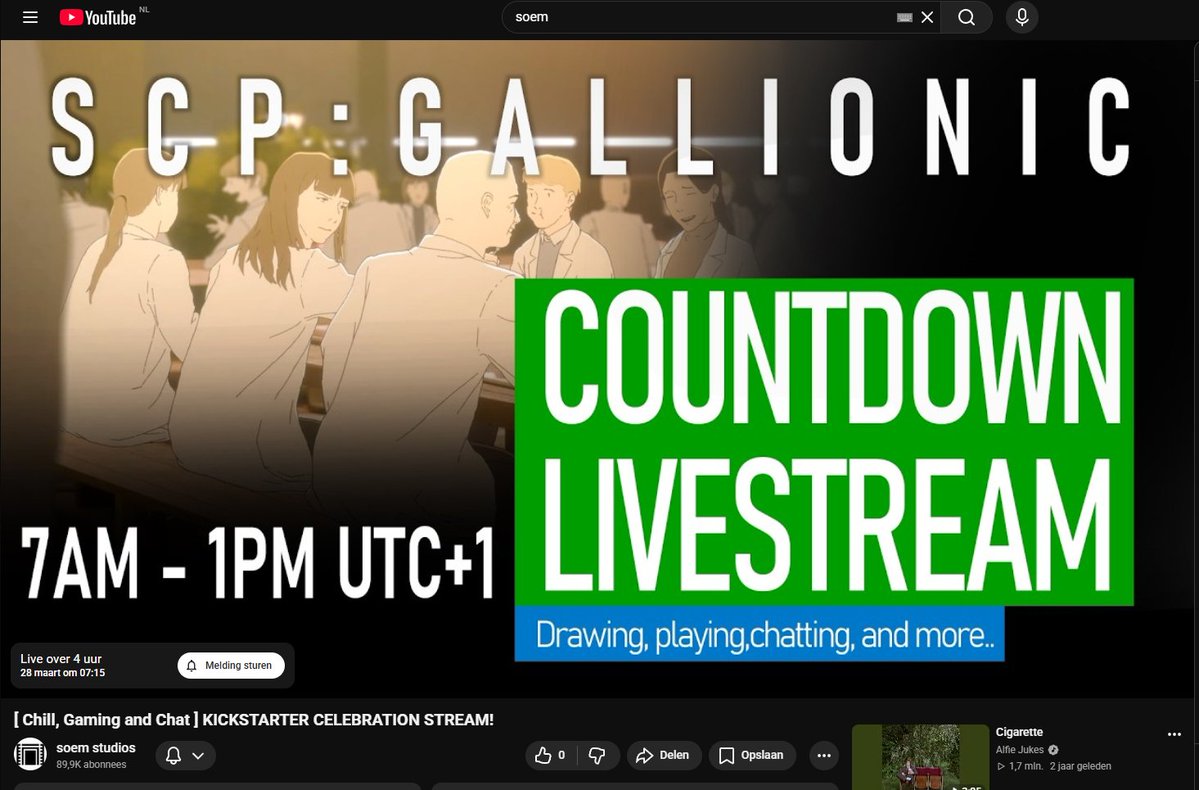 soem_studios's tweet image. Live stream to end the Kickstarter and CELEBRATE IT SUCCES ❗️❗️❗️
Cya in 4 hours😆

#SCP #indie_animation