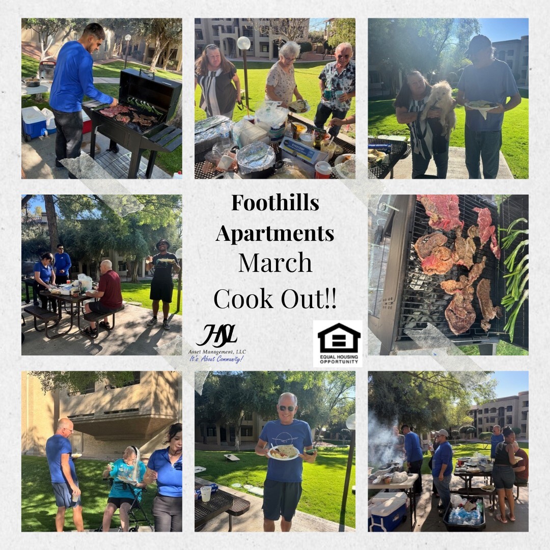 LlcHsl's tweet photo. Big thanks to all residents for making our March Cookout a hit! 🌭✨ Enjoyed great food, company, and community spirit. Stay tuned for next month's event! 🎉

#HSL #Arizona #HSLLiving #Home #Apartments

HSL Asset Management, LLC.
[Equal Housing Opportunity] https://t.co/pNzRpEC9AK