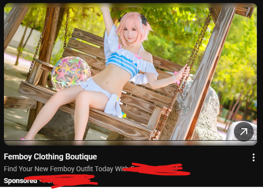 HazyDazeASMR's tweet photo. I have a good ad blocker, and this is the first ad I've gotten in a while. I think they're onto me XD https://t.co/Xl28xwdxvJ