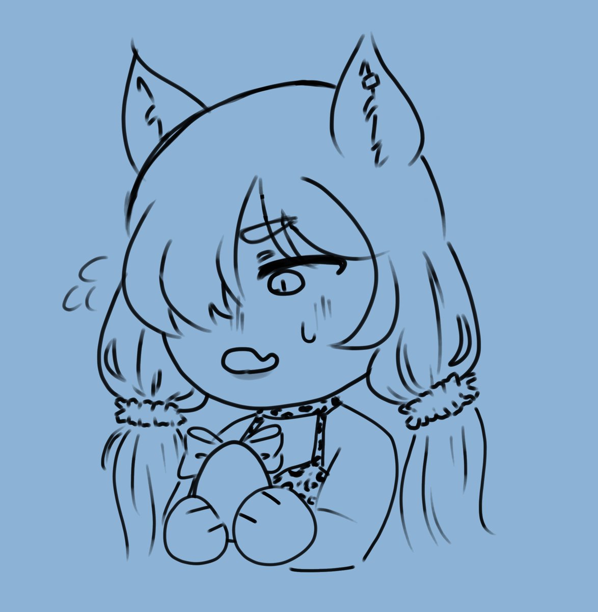 GlamHowl's tweet photo. <— no sabe que hacer con el huevo, solo le puso un moño porque es una girl de girls

— Así que... ¿Como vamos a llamarla? — https://t.co/befzOvP1yA
