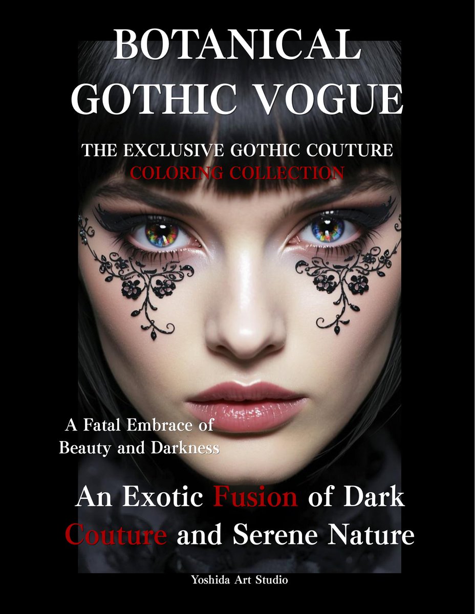 Yoshida_A_S's tweet photo. Finally LIVE on Amazon! ๐คโจ
"BOTANICAL GOTHIC VOGUE" โ The exclusive couture coloring collection for those who find beauty in the shadows. ๐ฅ๐๏ธ
B&W Edition ($9.99) is out now! Color Edition coming soon.
Grab yours here! ๐
https://t.co/AufbCPplWA
#KDP
#GothicColoringBook https://t.co/6EFYqPv3Gt
