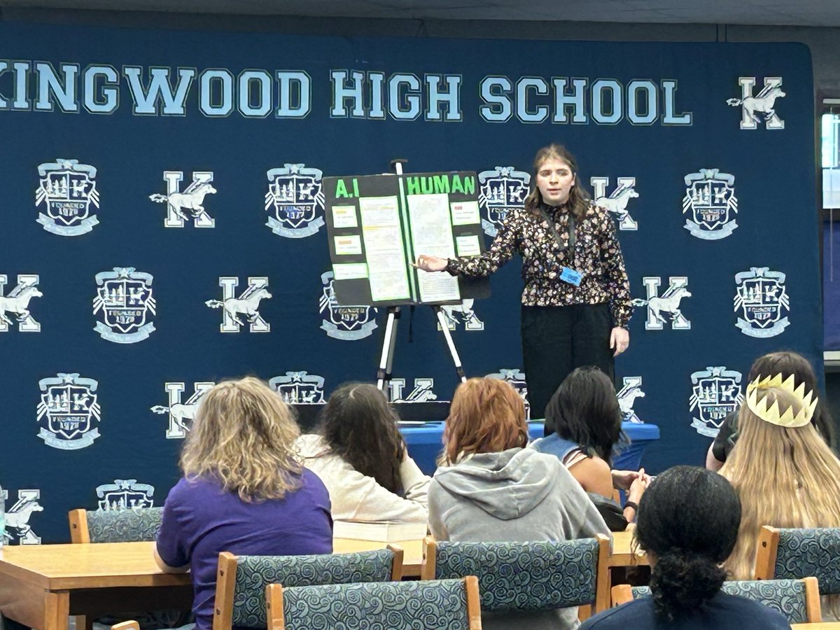 Kingwood High School Library tweet media