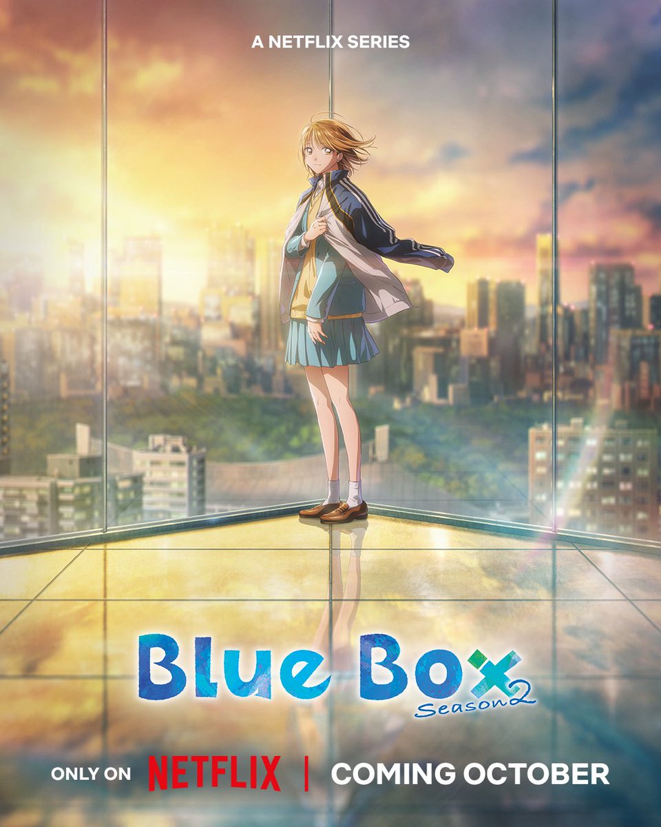 animetv_jp's tweet photo. 【Key Visual】
BLUE BOX Season2 
Scheduled for October 2026 on Netflix! 
#AJ2026 #AnimeJapan 

✨More: https://t.co/GpiQSXXknf https://t.co/l740q2VbW1