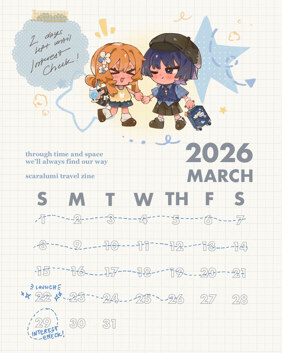 Through Time and Space 💫 Interest Check tweet media