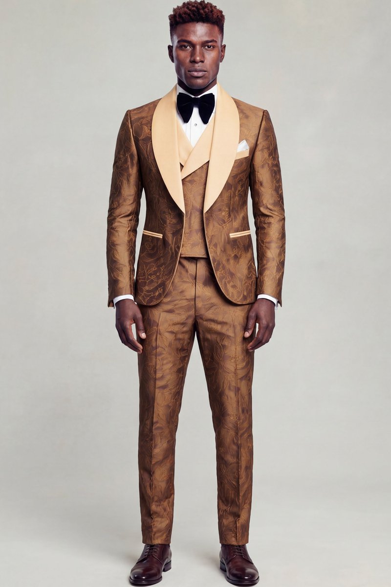 GentlemansGuru's tweet photo. Black base. Rose gold detail. Sharp tailoring.
The Gentleman’s Guru Mocha Rose Tuxedo—made for standout moments.
#Menswear #LuxuryStyle #FormalLook #StyleInspo #EveningWear https://t.co/LzI6fYwTZZ