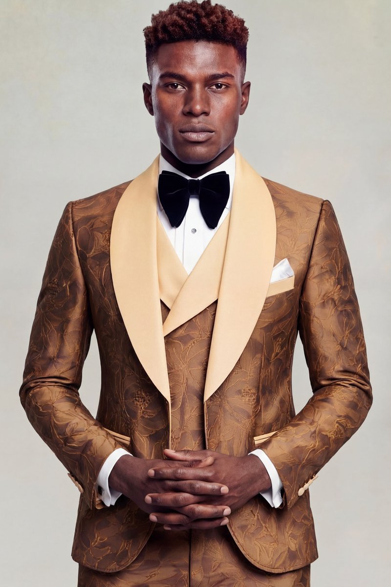 GentlemansGuru's tweet photo. Black base. Rose gold detail. Sharp tailoring.
The Gentleman’s Guru Mocha Rose Tuxedo—made for standout moments.
#Menswear #LuxuryStyle #FormalLook #StyleInspo #EveningWear https://t.co/LzI6fYwTZZ