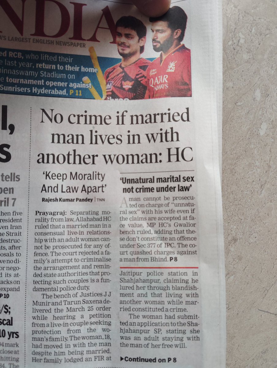GaganJaiswal's tweet photo. could not understand,if the judgement is in favour of married mens or giving protection to prostitution... https://t.co/LrpRj9qY2L