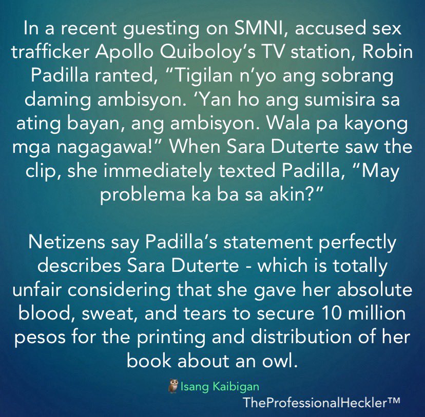 The Professional Heckler™️ tweet media