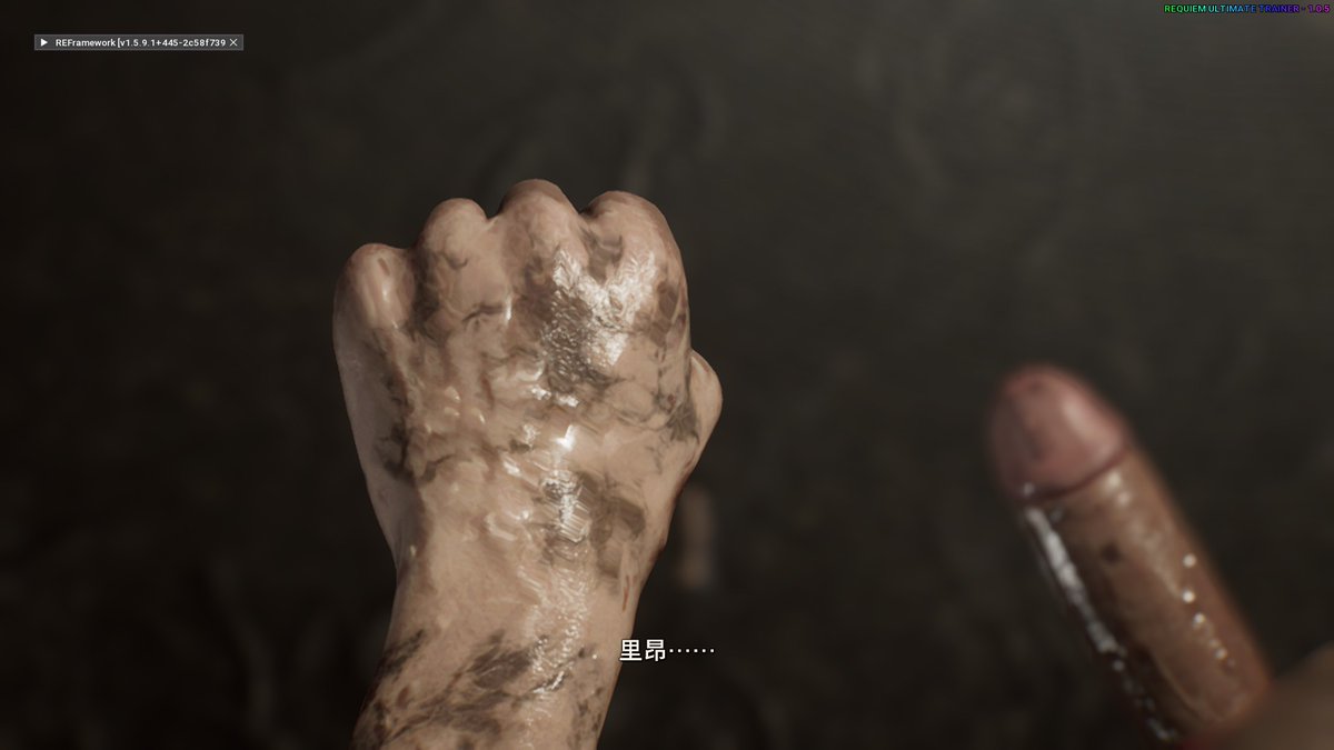 Pup_Raphael's tweet photo. 別人在玩安魂曲，偶在玩安屌取 :3

#ResidentEvilRequiem https://t.co/4BikzVPsy6