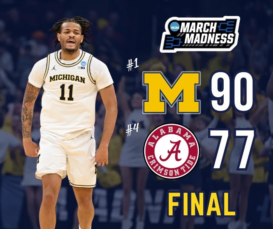 burresst4's tweet photo. #Elite8 #GoBlue 💛💙💛🏀〽️ https://t.co/fbhIQVdltc