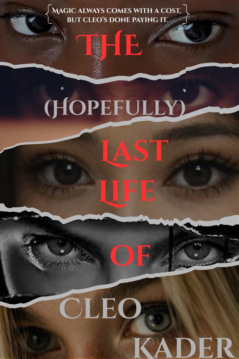 AJLinnemeyer's tweet image. OUR INFINITE FATES x ADDIE LARUE x HOLY WRATH x ROMEO &amp;amp; JULIET

Cursed to reincarnate and kill each other repeatedly, two teens race to recover their past-life memories and break a centuries-old cycle before it destroys them again.

#Posterpit #AG #YA #F #MR